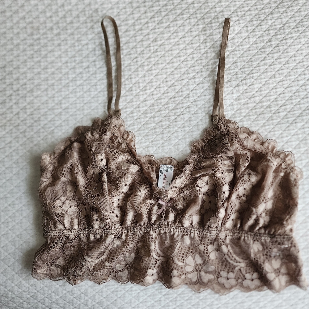 Wishlist NewLace Bralette in Tan - Picture 3 of 5